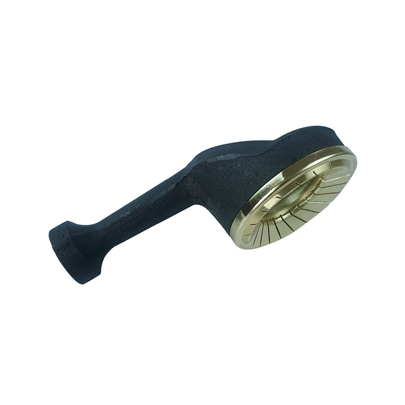 现货批发 炉具配件 家用灶具炉头 90压铸铁炉头+钢旋火盖