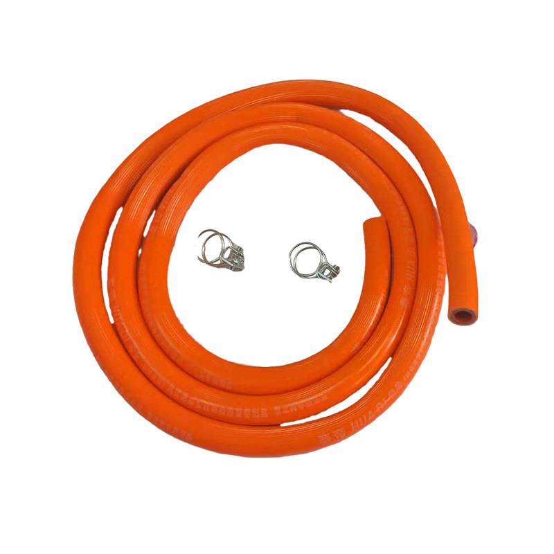 Cross-border supply of adjustable camping pressure reducing valves with 2M hoses and pipe clamps, PVC low-pressure gas pipes Specification image