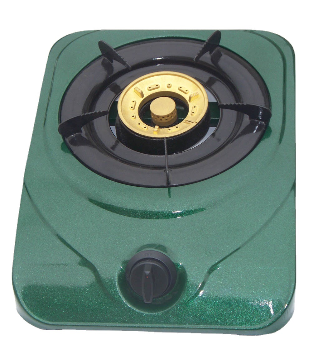 Non-cross-border single-burner stainless steel household gas stove, gas stove, countertop single-burner stove, small household gas stove details Picture