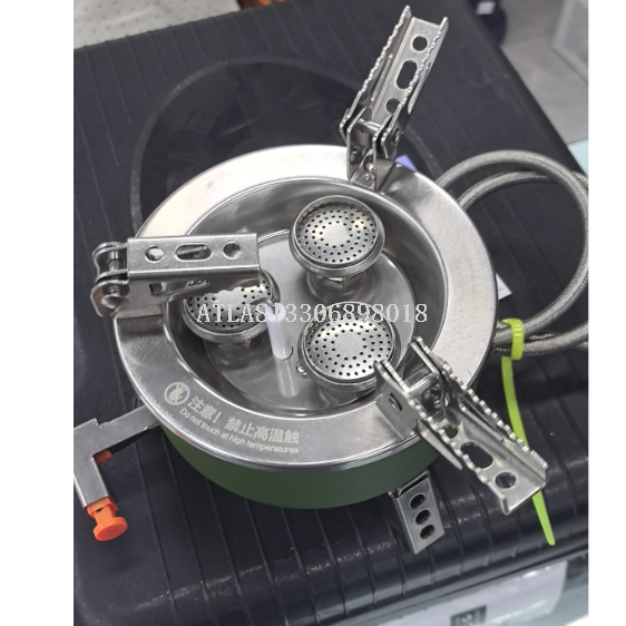 Outdoor five-star fierce stove, seven-star stove, three-head stove, portable camping stove, gas, high-altitude liquefied gas, gas stove Item Picture