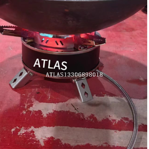 Portable ATLAS five-star outdoor stove, powerful stove head, gas stove, portable camping cookware for the wild
