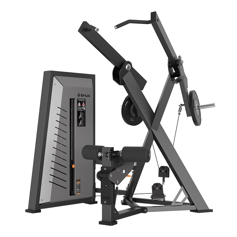 Shuhua SH-G7704 Oblique sitting rowing Trainer is a comprehensive fitness equipment for commercial gym units details Picture