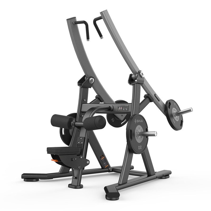 Shuhua SH-G6903 high-pull trainer is a comprehensive strength training equipment specifically designed for high-end commercial gym units Application Scenario