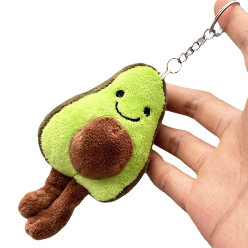 Ugly cute avocado doll plush toy doll pendant girl gift key chain accessories wholesale Application Scenario