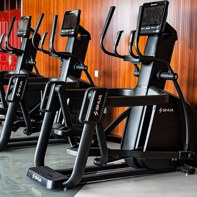Shuhua B9100E commercial elliptical machine, luxury intelligent high-end magnetic control indoor fitness equipment V10 series details Picture