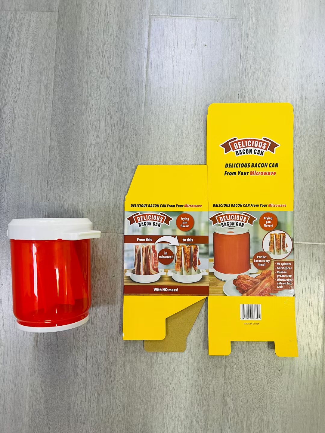 跨境新款烤肉架培根烤肉架塑料烤肉架培根架微波炉烤肉架