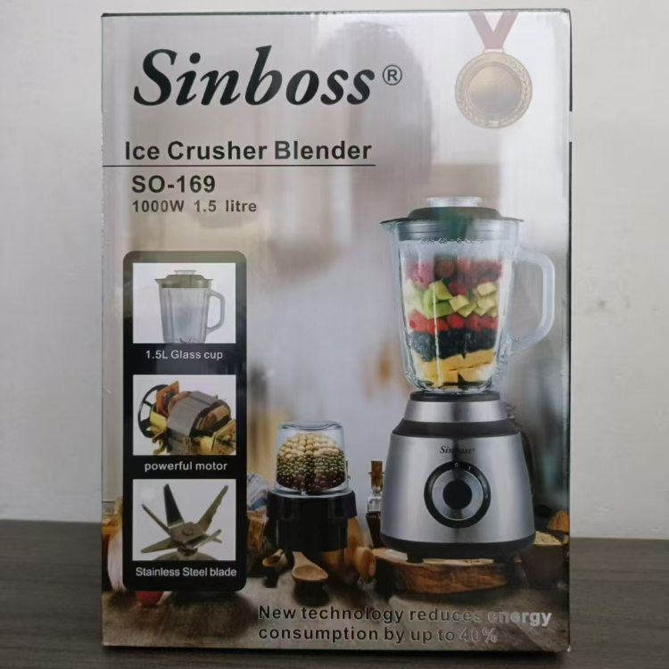 New best-selling multi-functional stainless steel glass mixer, ice breaker and wall breaker, 1000W 1.5L Item Picture