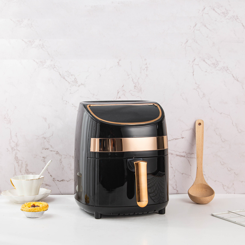 Hot-selling European multi-functional smart LCD touch air fryer, 5-liter 1000W air fryer Specification image