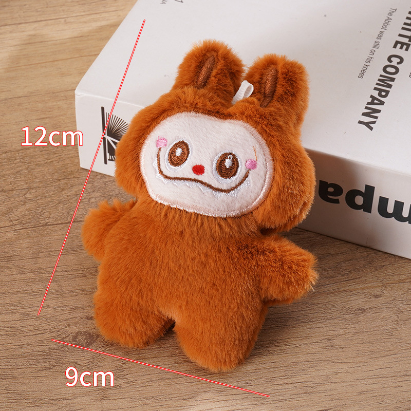 Cartoon plush cloth pendant girl soft hair doll pendant everything bag doll key chain pendant Specification drawing