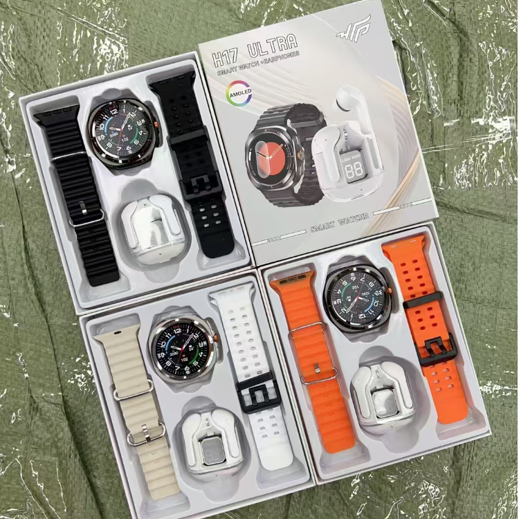 Hot-selling H17 Ultra smartwatch Bluetooth headset Watch Wristband set digital display screen Application Scenario