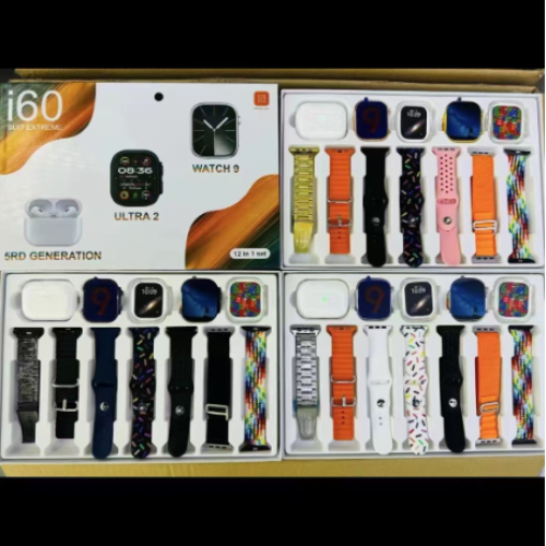 i60 SUIT EXTREME Best-selling Bluetooth Watch Bracelet WristBand 12-in-1 Multi-combination set details Picture