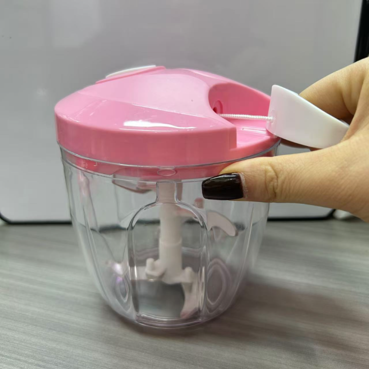 Hand-held large-capacity double-blade five-leaf minced garlic, minced garlic, minced chili, minced chili, shredder and crusher Specification image