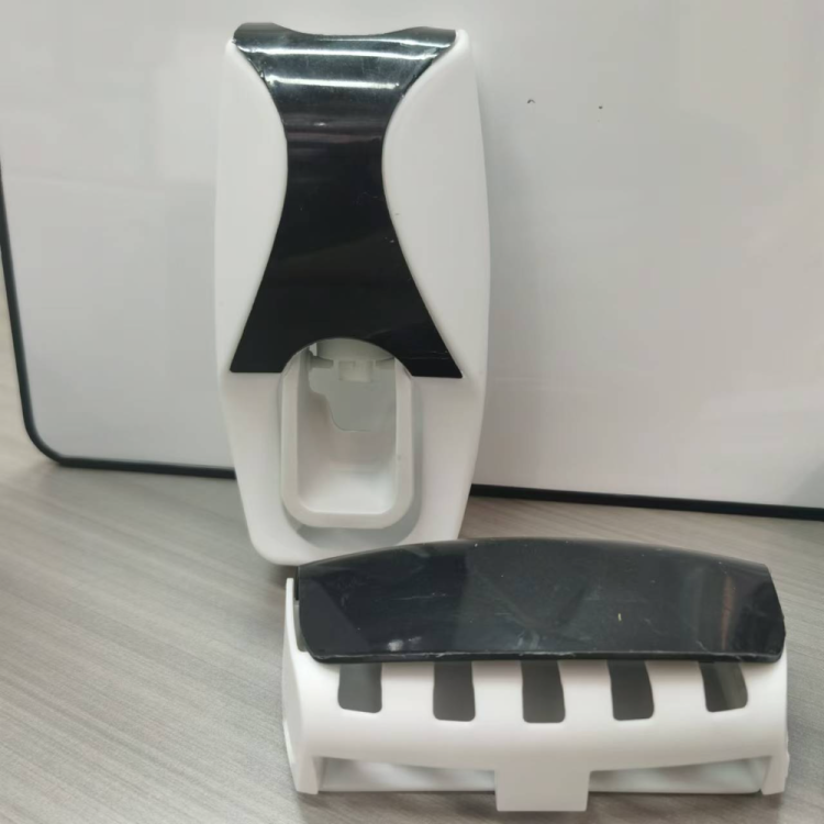 Toothpaste dispenser, toothpaste storage rack, squeezing device, facial cleanser without punching holes, household wall-mounted clip, toothpaste holder