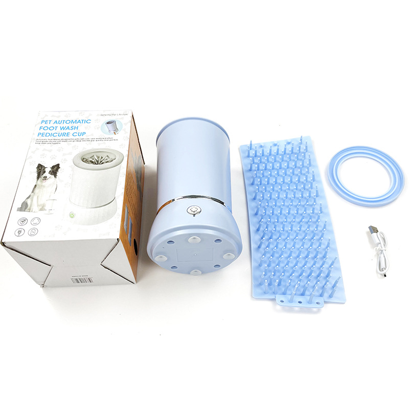 Household pet electric foot wash for cats and dogs, dog and cat paw cleaner, no-wipe automatic foot wash details Picture