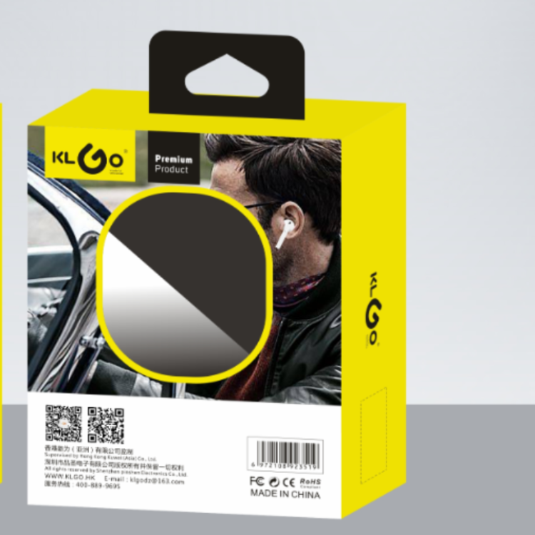 Coolwei KLGO black and white dual-color in-ear Bluetooth headphones V5.3 version Specification image