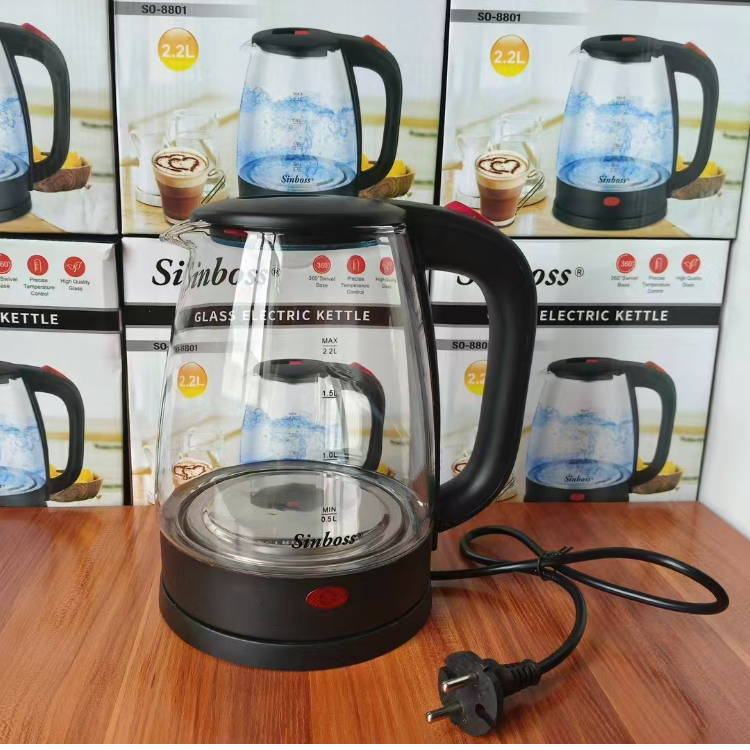 经典畅销热卖款玻璃水壶 2.2L 透明壶