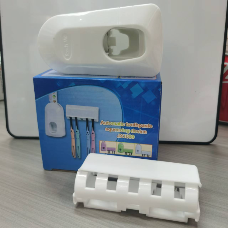 免打孔多功能牙刷架套装牙膏挤压神器厂家直销沥水卫生间置物架爆