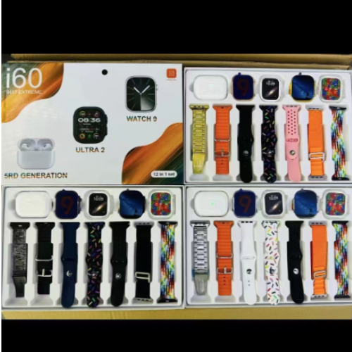 i60 SUIT EXTREME Best-selling Bluetooth Watch Bracelet WristBand 12-in-1 Multi-combination set