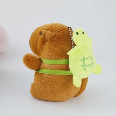 Net red Capibara capybara plush gift bag small pendant card bar key chain tide play doll wholesale thumbnail