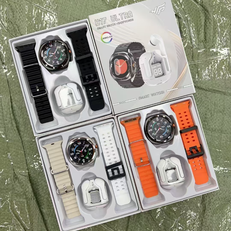Hot-selling H17 Ultra smartwatch Bluetooth headset Watch Wristband set digital display screen