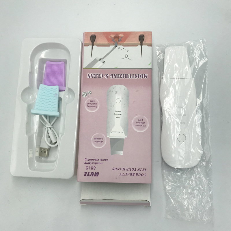 Ultrasonic blackhead remover, pore cleaning, facial skin peeling machine, acne removal, dead skin removal, beauty blackhead device, outpurer Item Picture