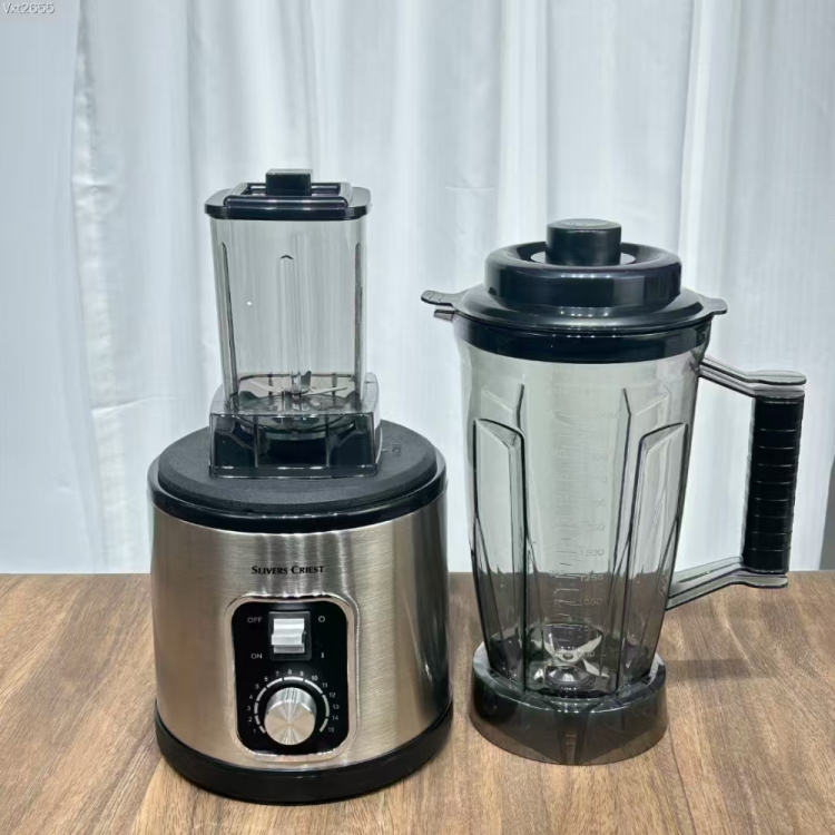 2 en 1 máquina de trituración de paredes 2in1 blender 1.5L taza de mezcla +0.5L taza de molienda 450W multifuncional Specification image