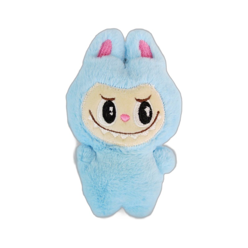 Explosive lab plush pendant cute lab rabbit doll 4 inch bubble rabbit bag hanging decoration lab doll Application Scenario