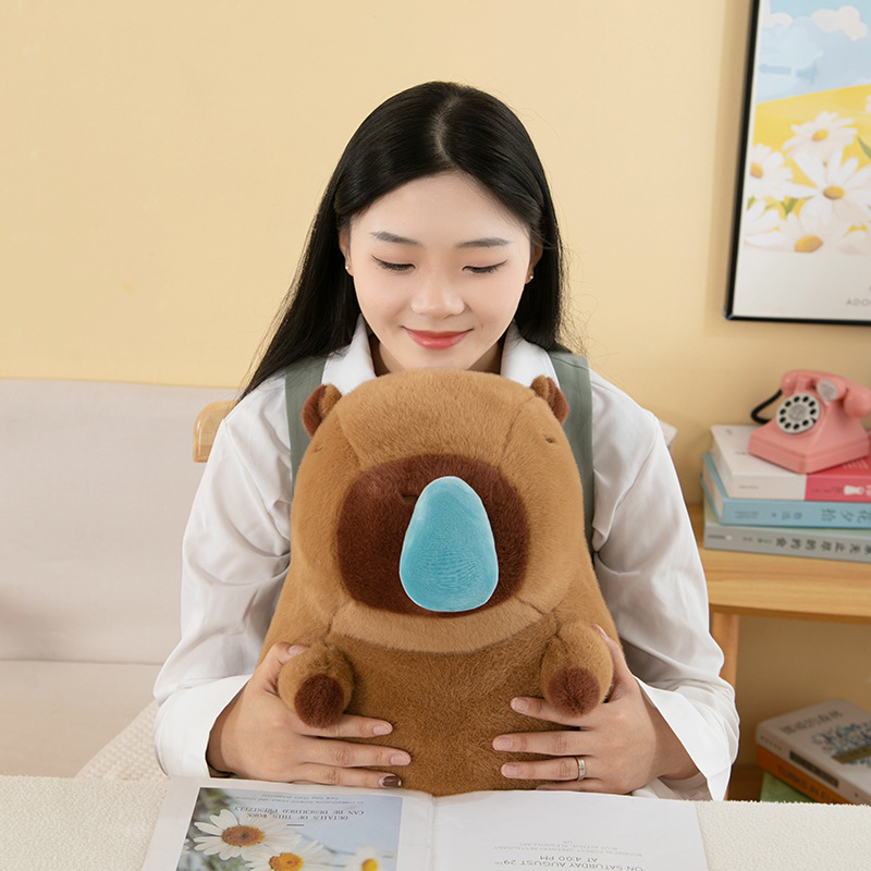 Cross-border supply network red Capibala doll cute snotty bear doll plush toy Rag Doll birthday gift Specification drawing