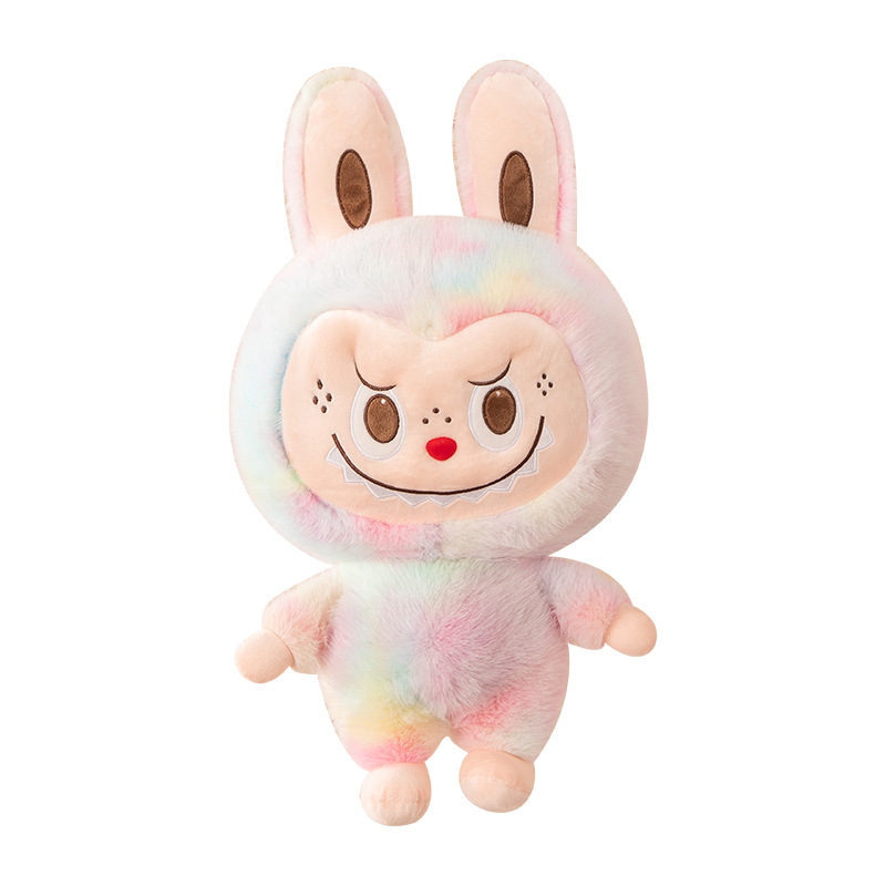 Cross-border new tie-dyed lab doll bubble mat plush toys funny doll rabbit doll wholesale Application Scenario