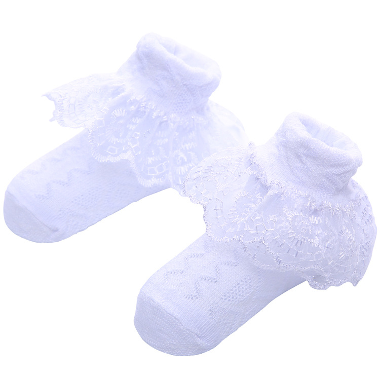 New Princess cotton mesh thin baby socks Children's solid color candy lace lace baby socks Application Scenario