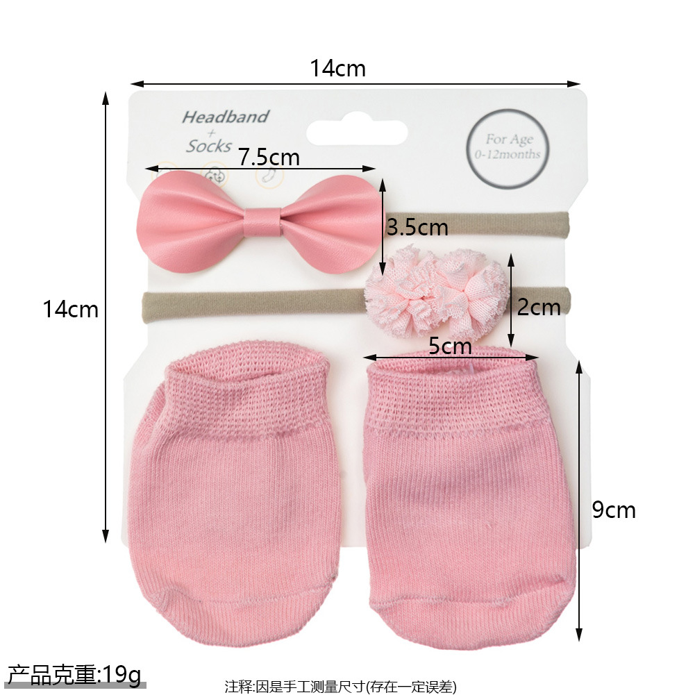 New Fall/Winter 2022 baby floor socks children's anti-fall toddler artifact Baby non-slip crawling stocking headband set Application Scenario
