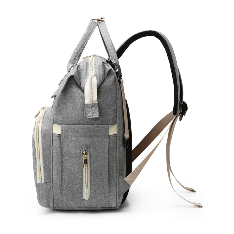 Mom bag Large capacity mom bag convenient maternal and child supplies storage embroidery line age reduction package details Picture
