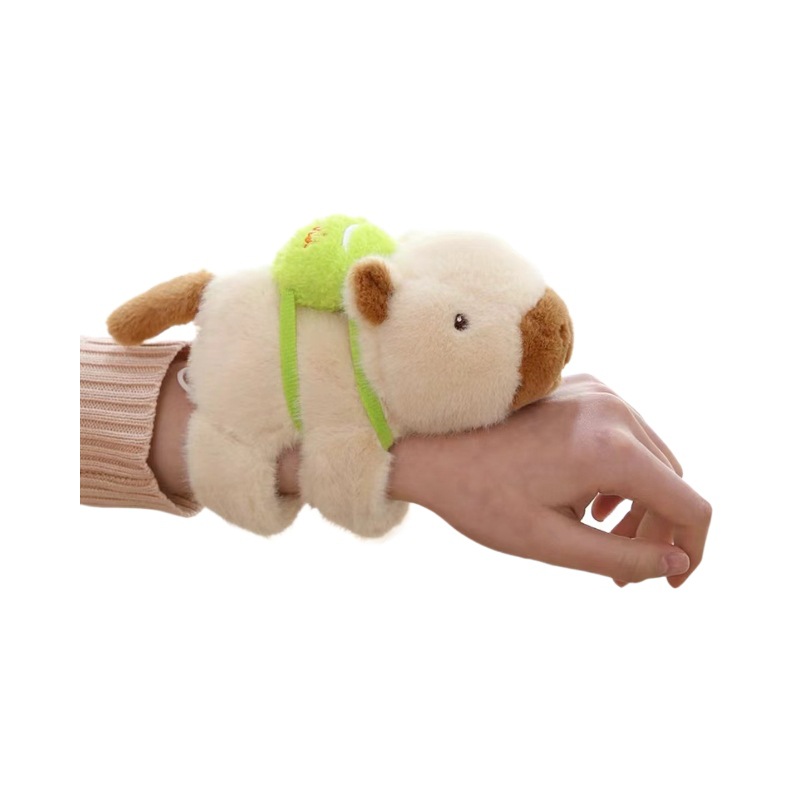 New Capibara Papa ring Capybara doll bracelet doll Plush toy Girl doll Children's small pendant Application Scenario