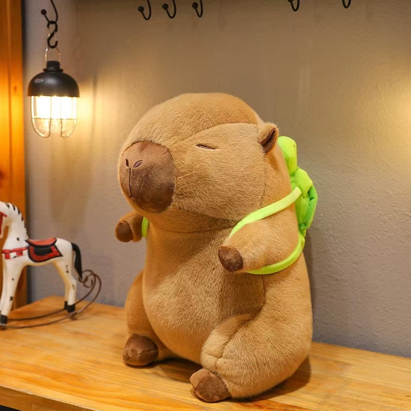Super cute Capibara plush toys, capybara dolls, adorable girl dolls, birthday gifts wholesale for girls Item Picture