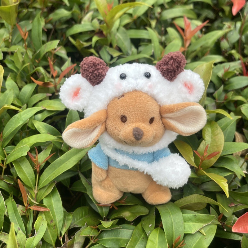 Kangaroo Xiaodong Doudi, cute plush doll, schoolbag, keychain, pendant, doll, birthday and New Year gift Specification image
