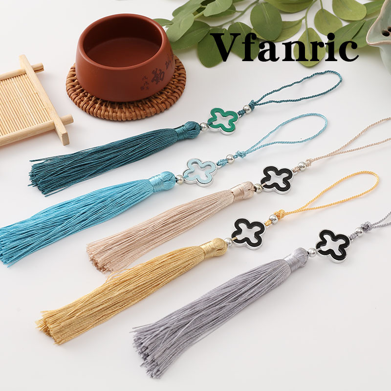 四叶草小吊穗 中式抱枕桌旗窗帘流苏穗子DIY手工香包流苏挂球吊穗