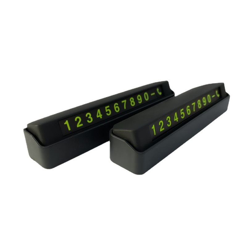 Car parking phone, license plate, moving car, metal number plate, hidden creative temporary parking plate Application Scenario