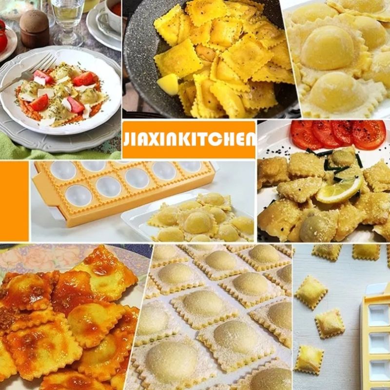 The new 10-compartment Italian fondant baking tool plastic dumpling mold is a bestseller on Amazon Application Scenario