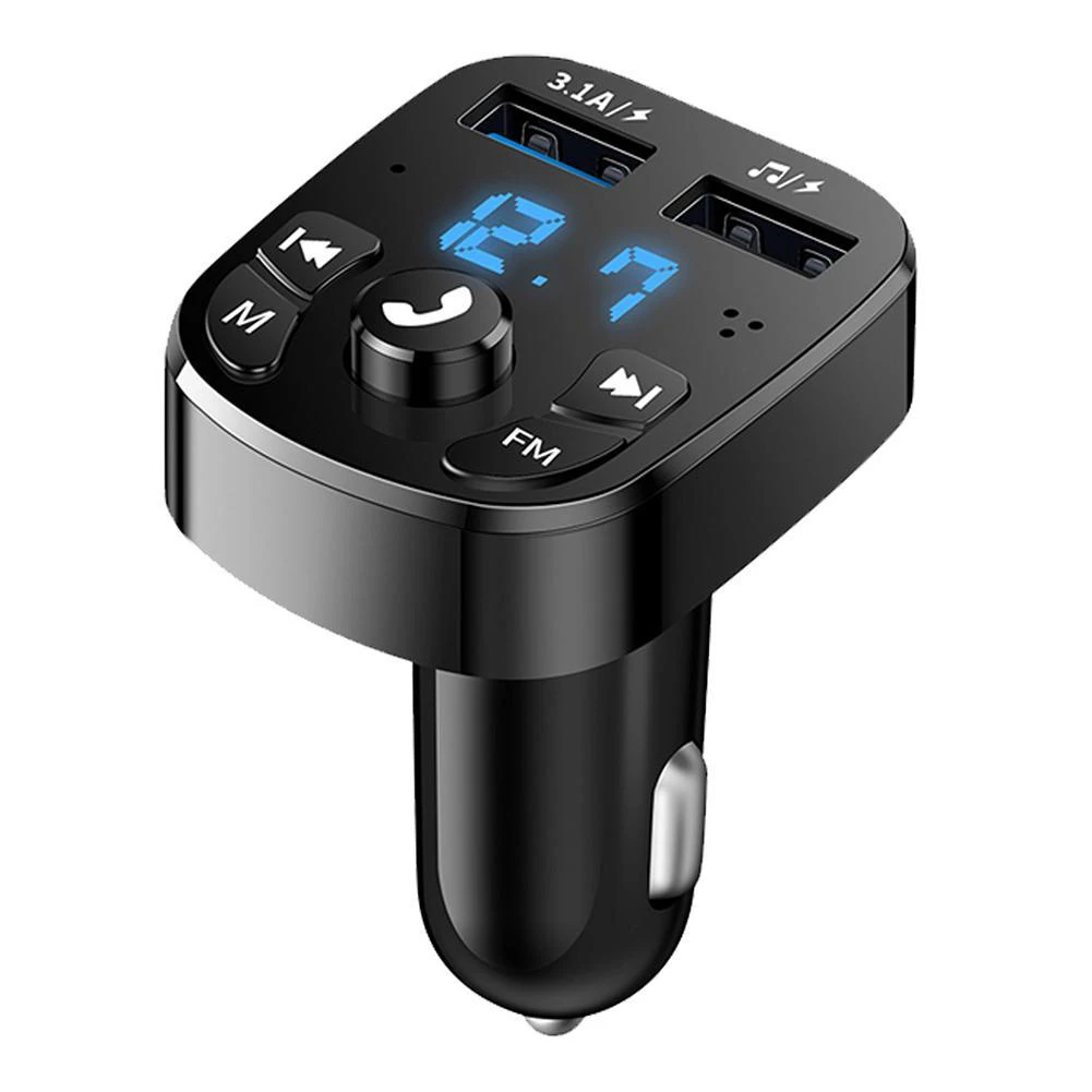 多功能车载MP3播放器FM蓝牙接受器汽车音乐U盘用品双USB车载快充详情4