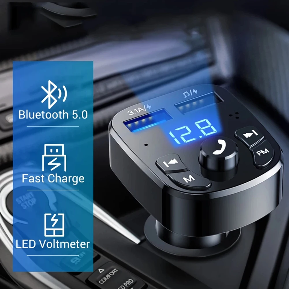 多功能车载MP3播放器FM蓝牙接受器汽车音乐U盘用品双USB车载快充详情13