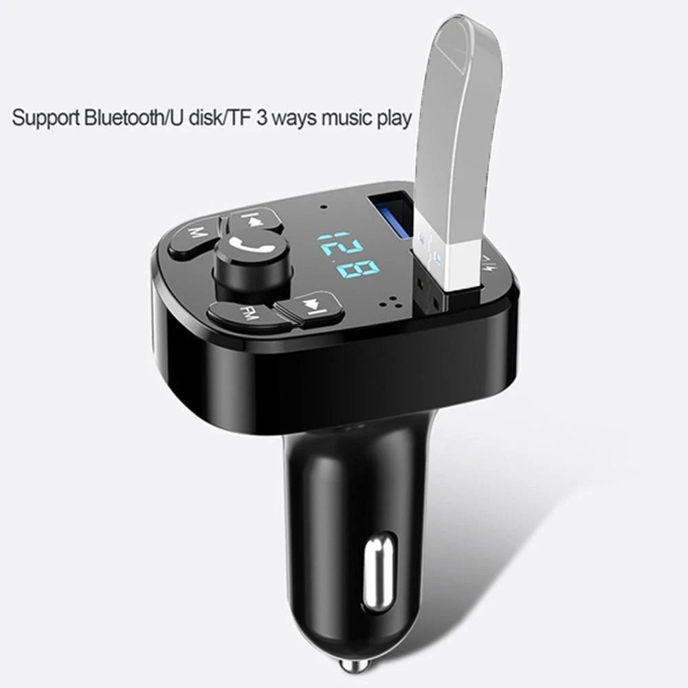 多功能车载MP3播放器FM蓝牙接受器汽车音乐U盘用品双USB车载快充详情18