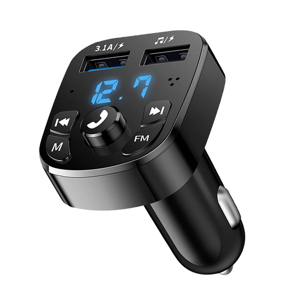 多功能车载MP3播放器FM蓝牙接受器汽车音乐U盘用品双USB车载快充详情11