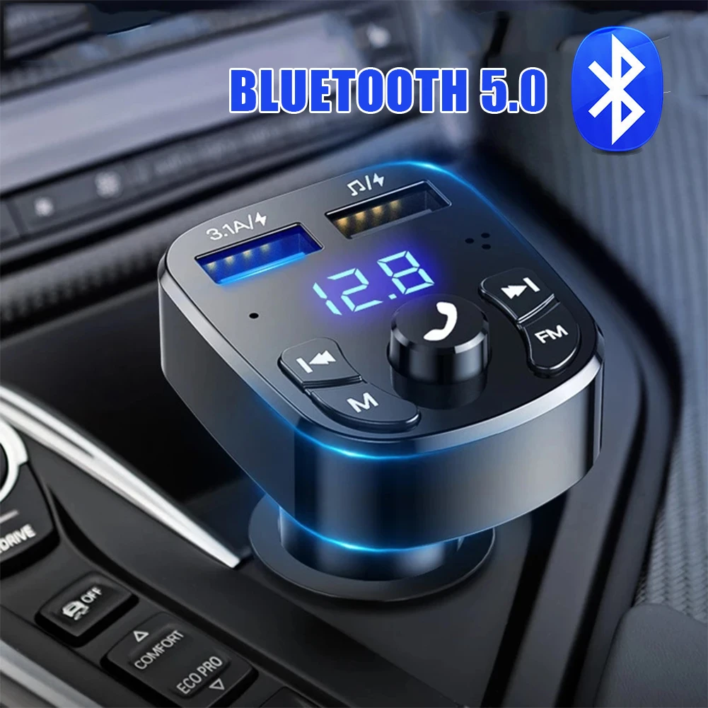 多功能车载MP3播放器FM蓝牙接受器汽车音乐U盘用品双USB车载快充详情5