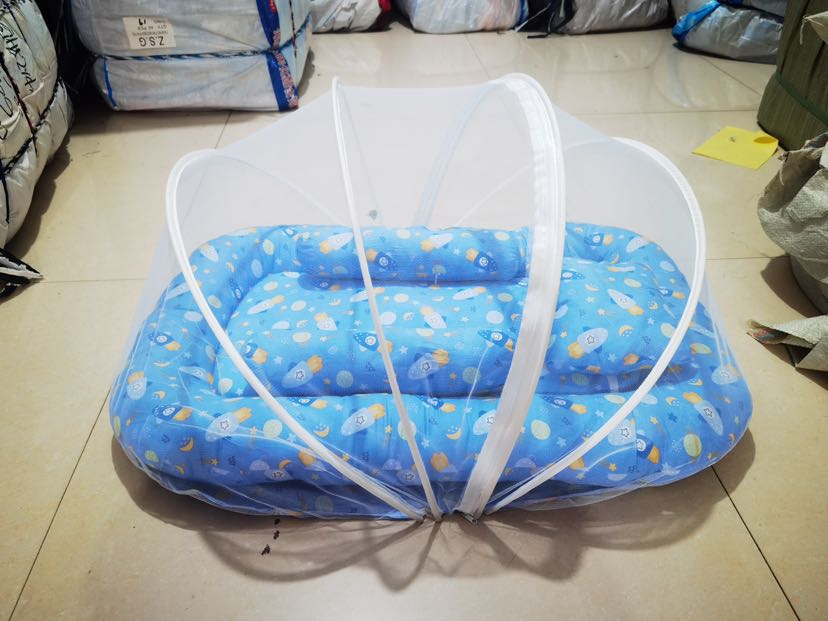 Baby mosquito net cartoon, no installation required, foldable with frame, baby mosquito net, BB yurt, newborn bed mosquito net cover pic 4
