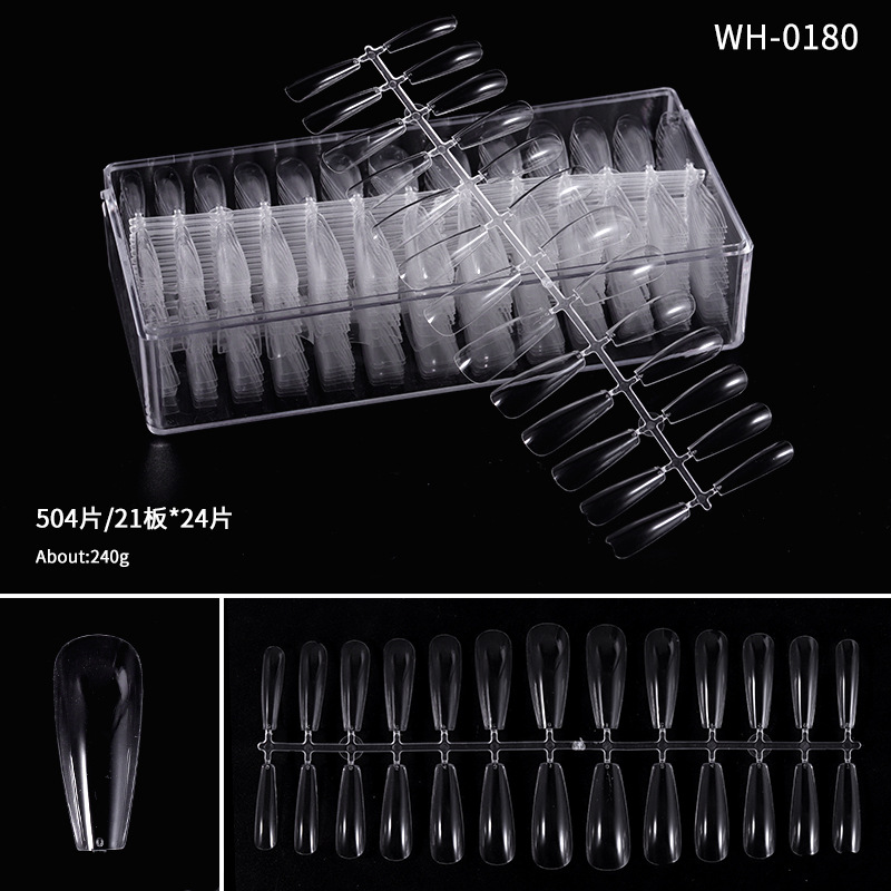 Cross-border 504 piece box armor sheet transparent, seamless, teardrop-shaped, semi-frosted, fully and semi-coated armor sheet finished shanilak - 6
