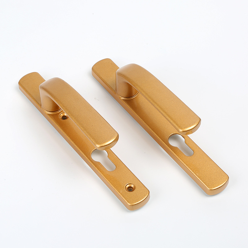 Huayili fabricante mango de puerta de aleación de aluminio cerradura de puerta de acero plástico PVC vidrio push-pull acero inoxidable puente roto cerradura de puerta de aluminio - 7