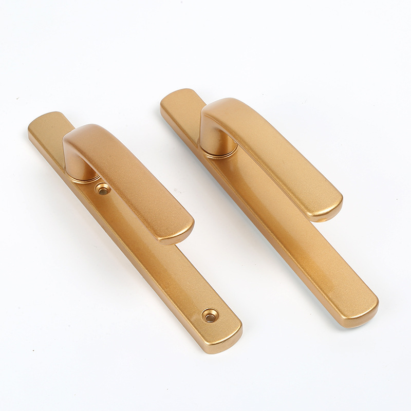 Huayili fabricante mango de puerta de aleación de aluminio cerradura de puerta de acero plástico PVC vidrio push-pull acero inoxidable puente roto cerradura de puerta de aluminio - 8