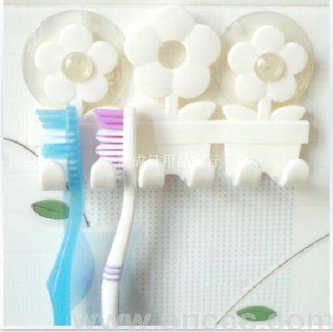 Toothbrush holder with super strong wall absorption for bathroom