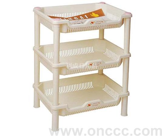 Plastic storage rack, storage rack, organizing rack, bathroom details Picture