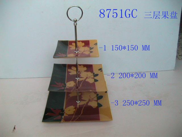 6409DC three-layer glass fruit plate Application Scenario